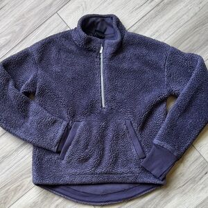 Cozy Purple Fleece Pullover